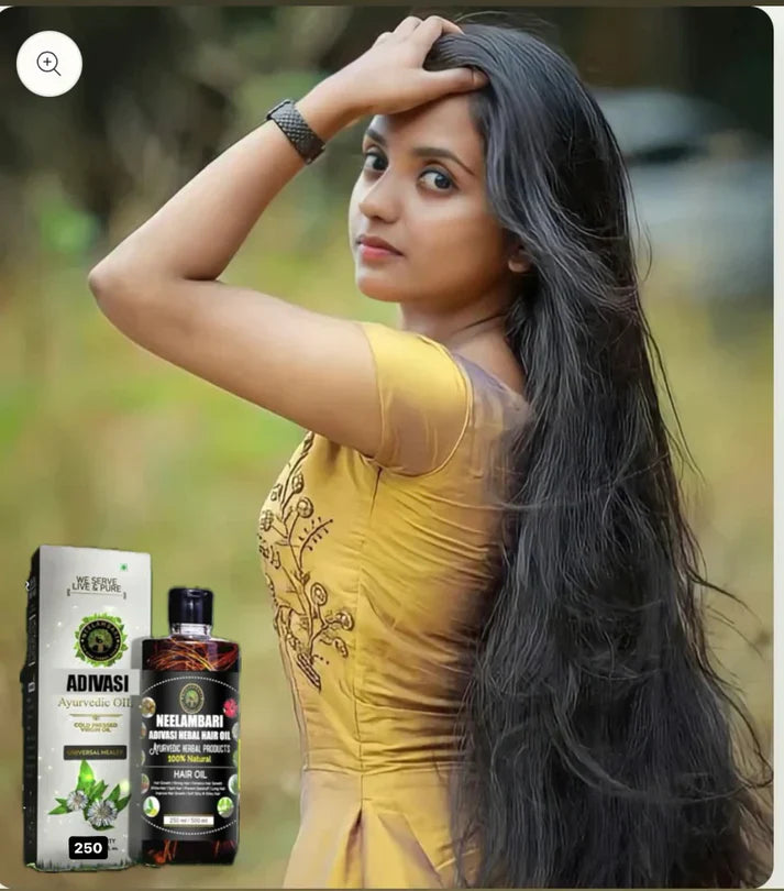 HAKKI PIKKI ADIVASI NEELAMBARI HERBAL HAIR OIL